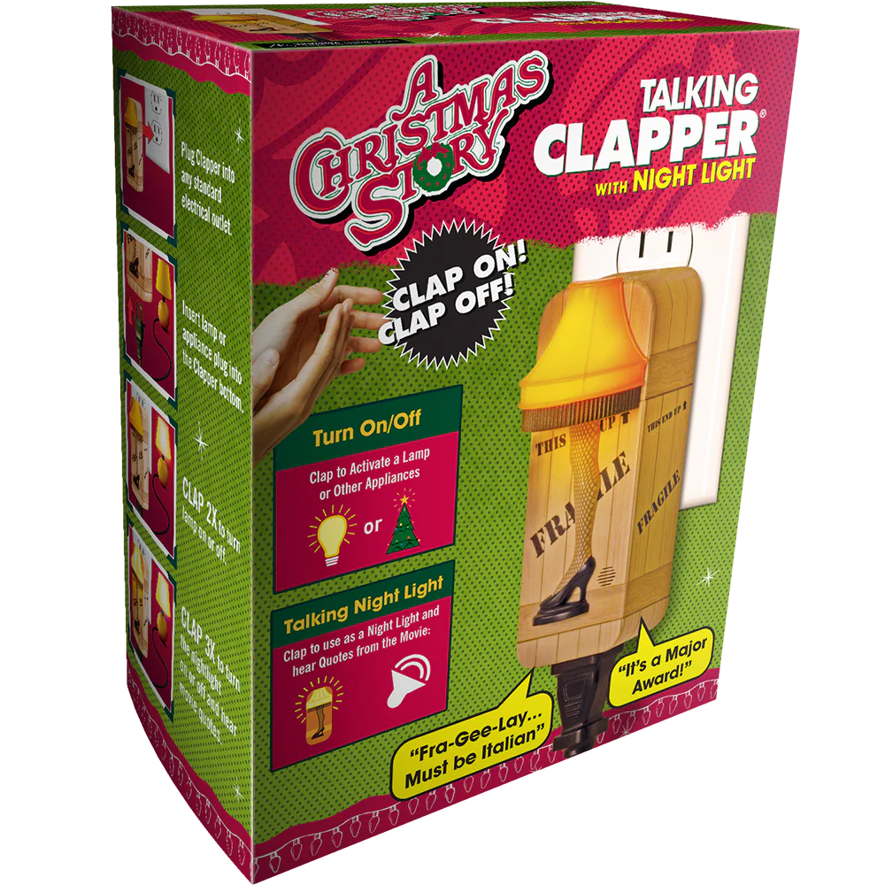 A Christmas Story Talking Clapper® with Night Light - Image 3