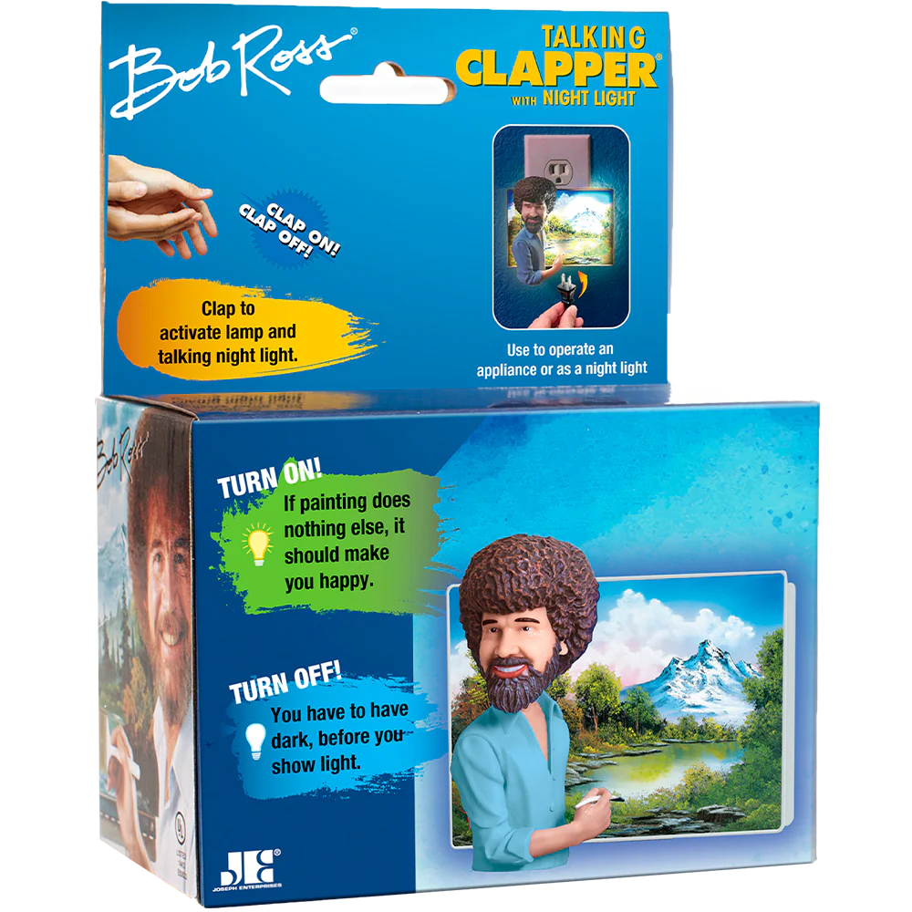 Bob Ross® Talking Clapper® with Night Light - Image 4