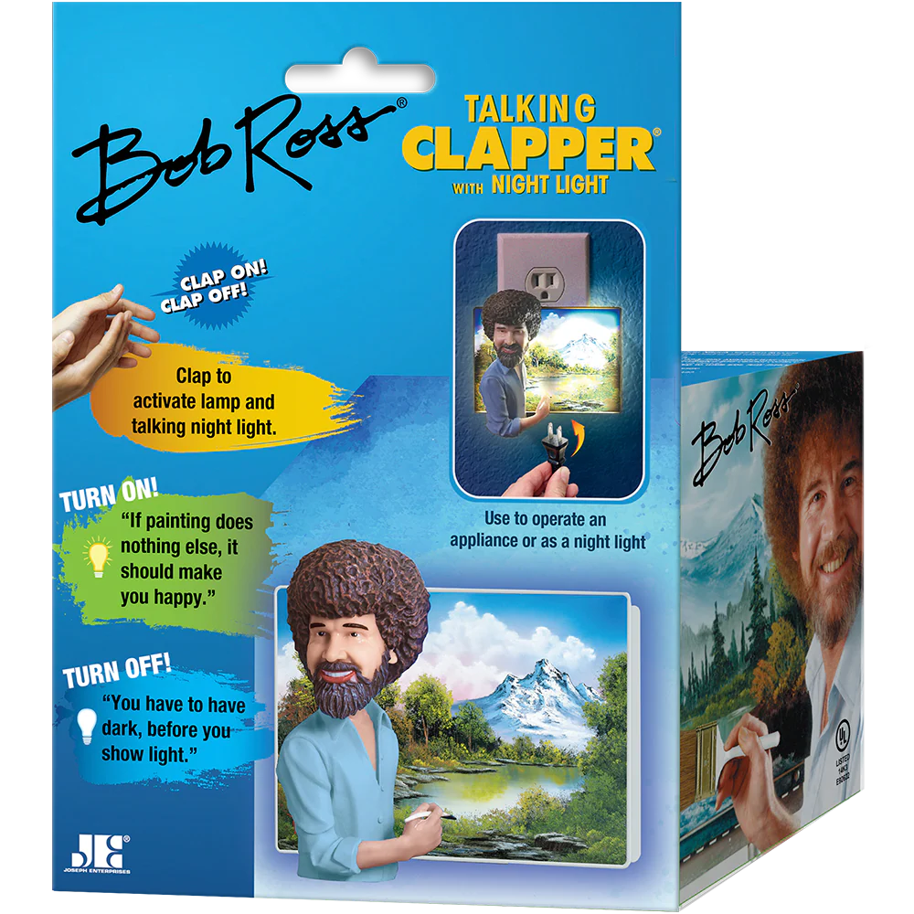 Bob Ross® Talking Clapper® with Night Light - Image 5