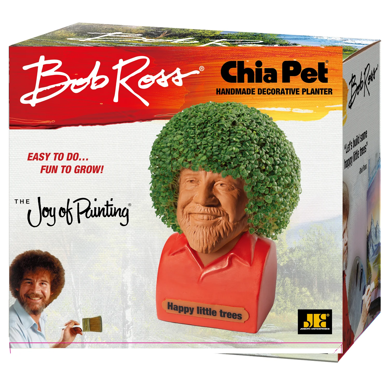 Bob Ross® with Red Shirt Chia Pet® - Image 5
