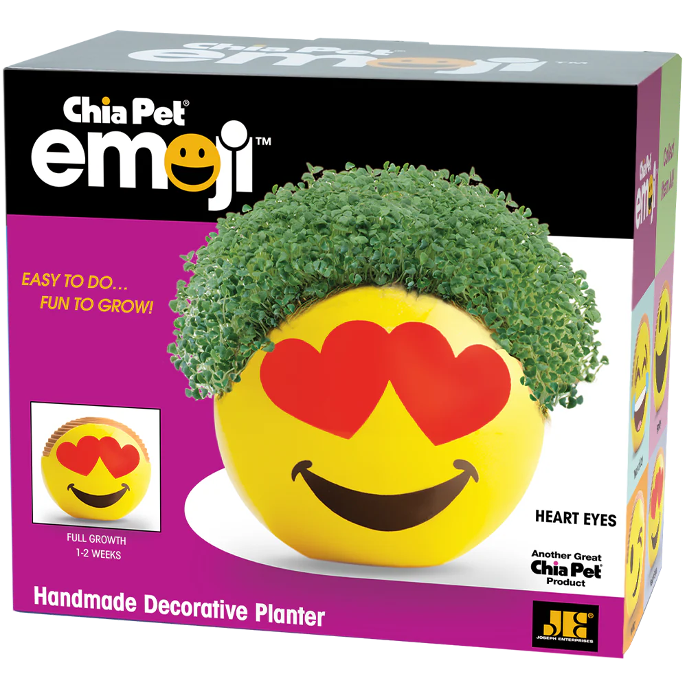 Emoji Heart Eyes Chia Pet® - Image 6