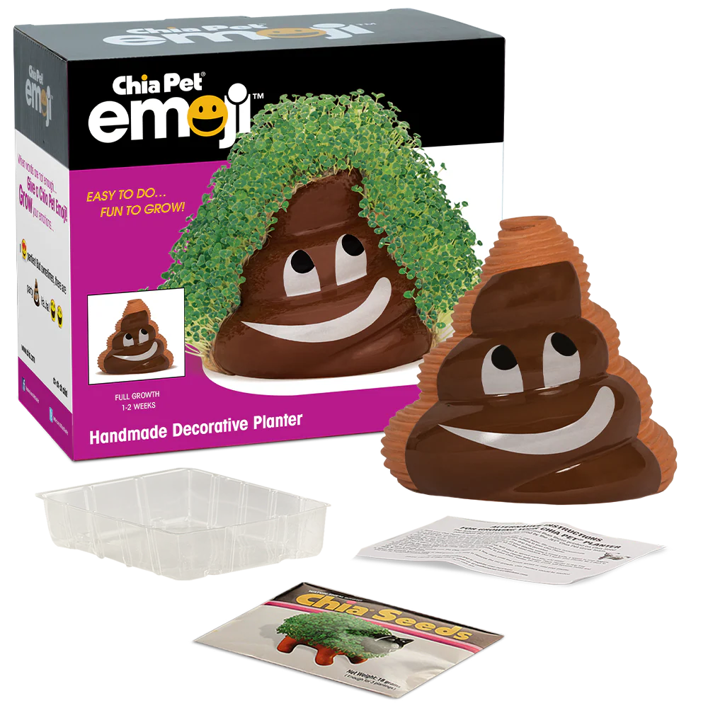 Emoji Poopy Chia Pet® - Image 4