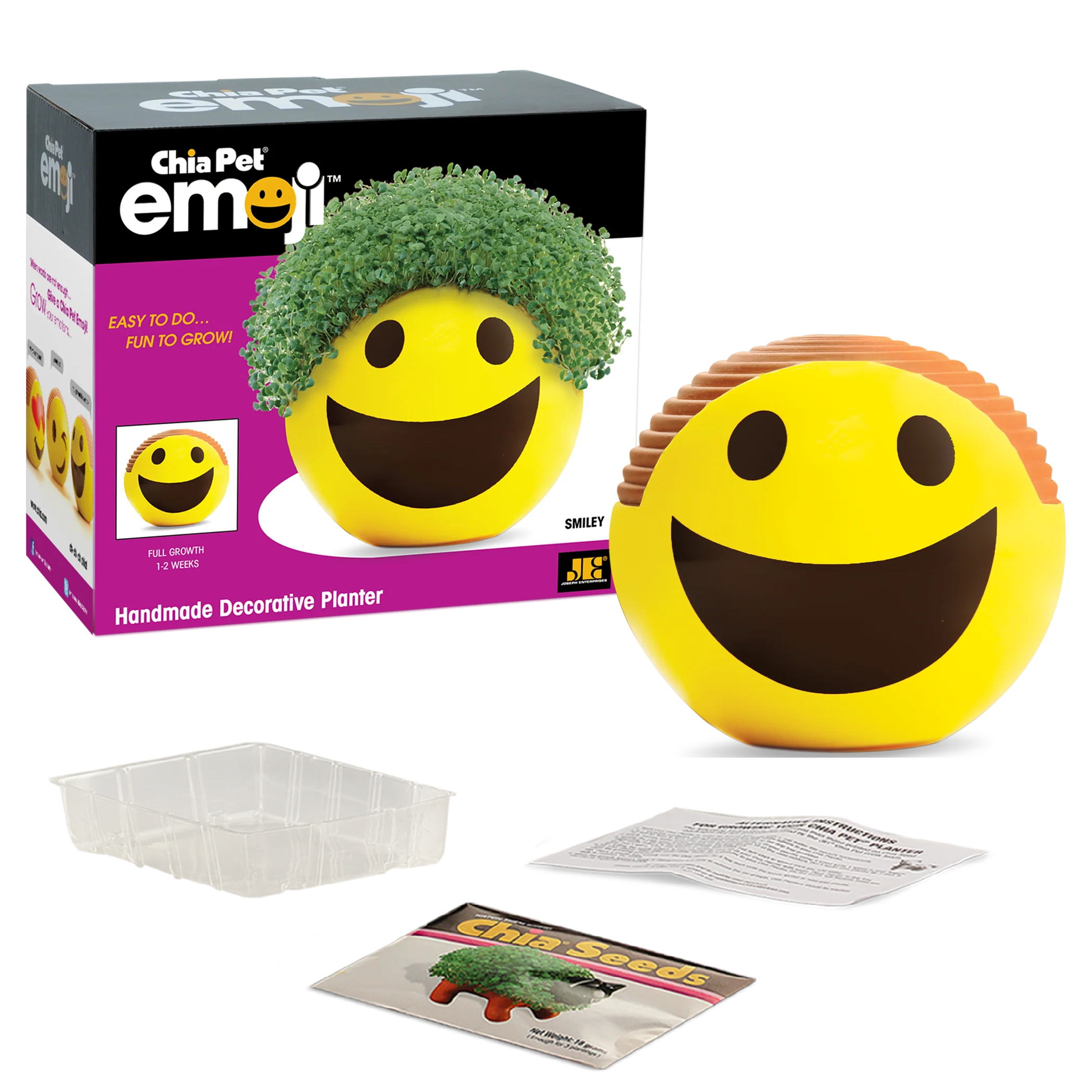 Emoji Smiley Chia Pet® - Image 3