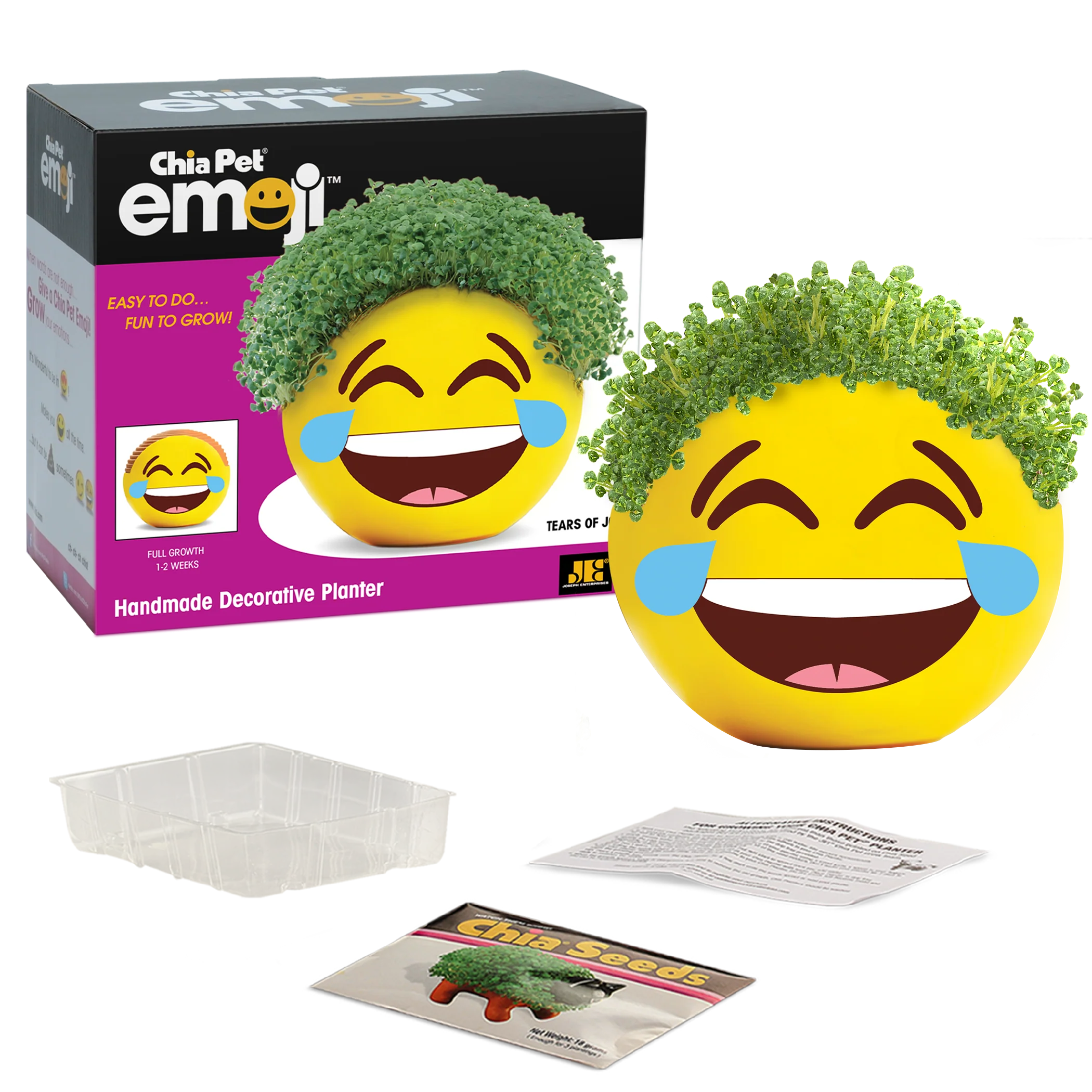 Emoji Tears of Joy Chia Pet® - Image 4