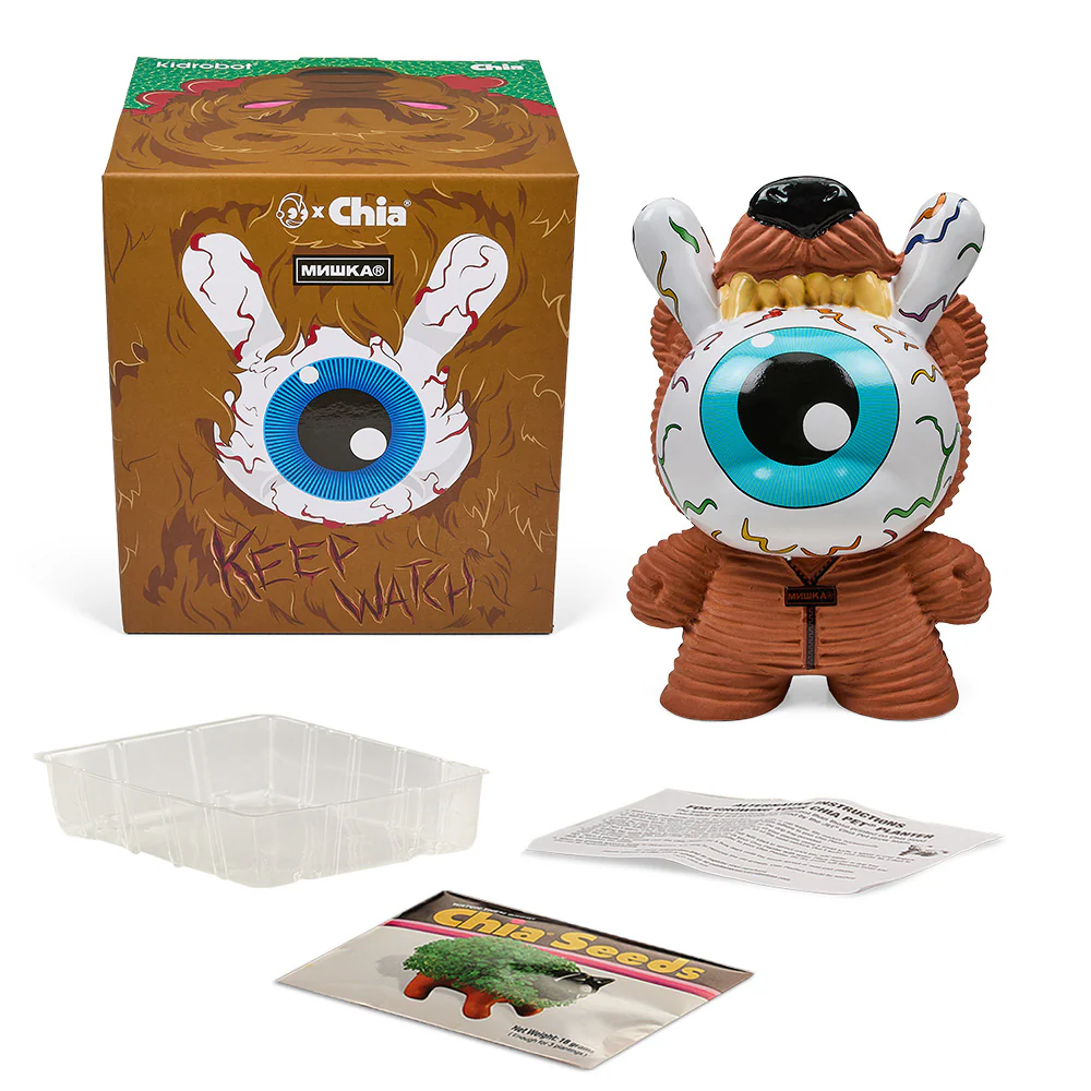 Keep Watch 8" Chia Pet® Dunny by Mishka - Rainbow Edition - Image 4
